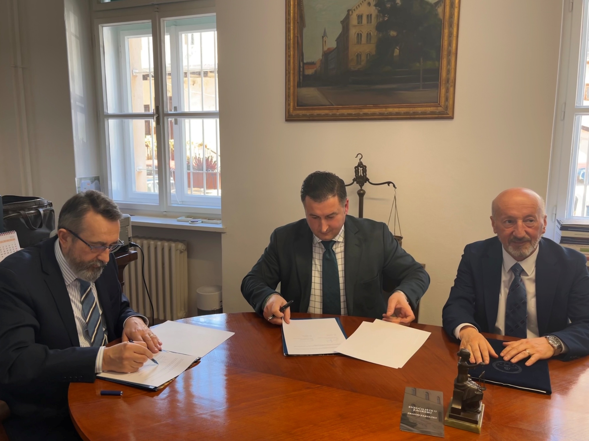 Potpisan sporazum o akademskoj razmjeni između Pravnog fakulteta Sveučilišta u Zagrebu i Pravnog fakulteta Sveučilišta u Tetovu
