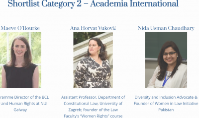 Nominacija doc.dr.sc. Ane Horvat Vuković za Justitia Awards 2021.