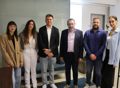 Meeting with the newly elected president and presidency members of the Student Union of the Faculty of Law
