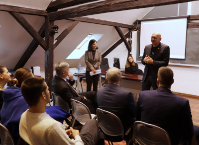 Lecture by Vladimir Dzuro, former investigator before the International Criminal Tribunal for the former Yugoslavia held at the Faculty of Law in Zagreb