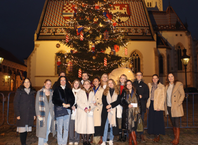 Božićno druženje s Erasmus studentima Pravnog fakulteta u Zagrebu