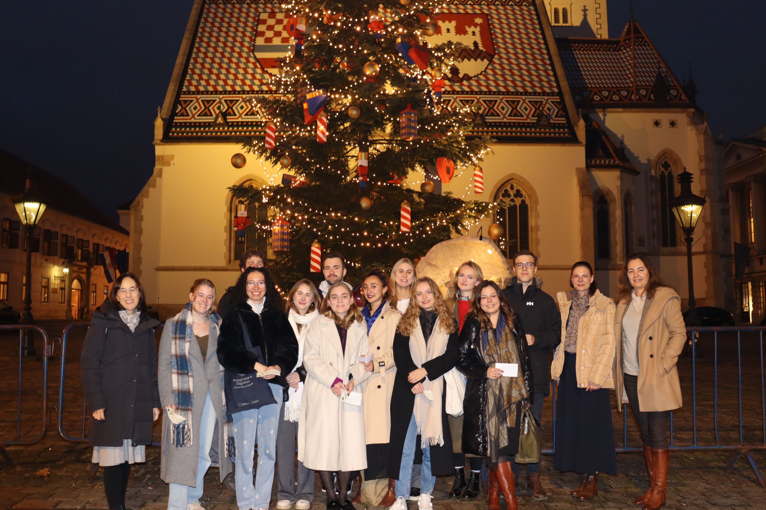 Božićno druženje s Erasmus studentima Pravnog fakulteta u Zagrebu