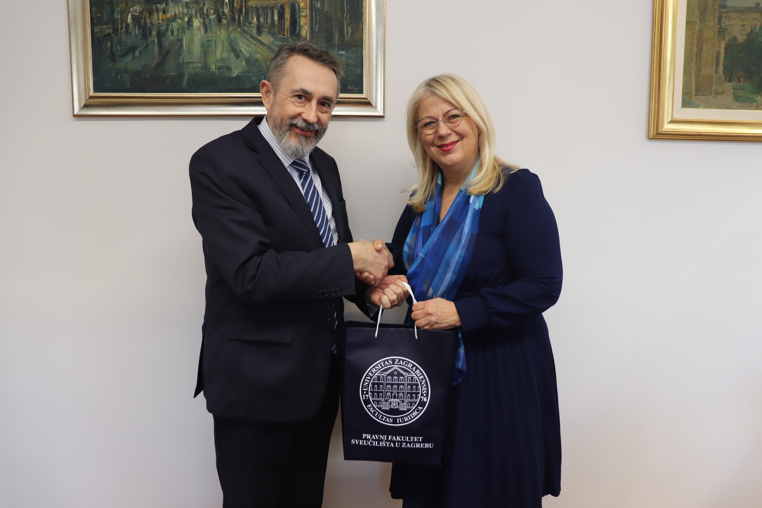 Ambassador of Bosnia and Herzegovina Visits the University of Zagreb Faculty of Law
