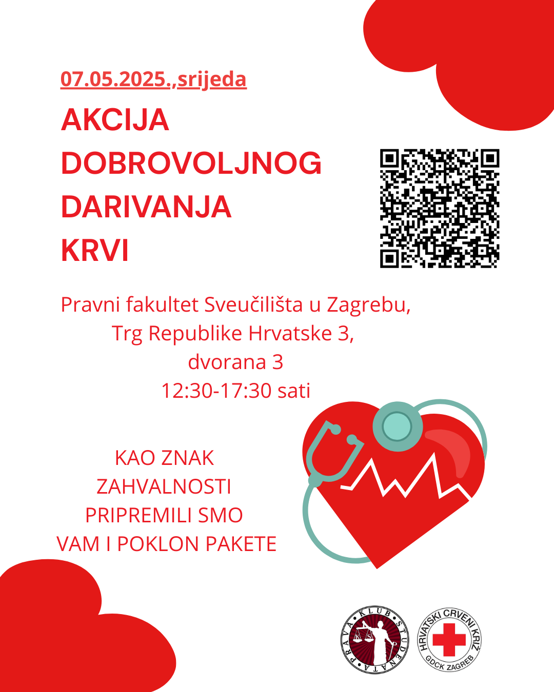 Poziv na akciju dobrovoljnog darivanja krvi