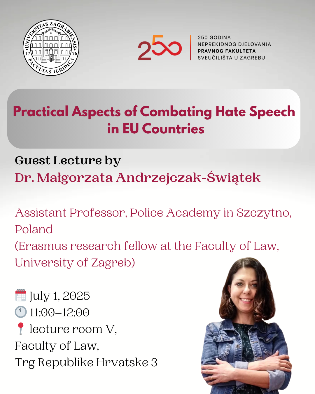 Guest Lecture: Practical Aspects of Combating Hate Speech in EU Countries