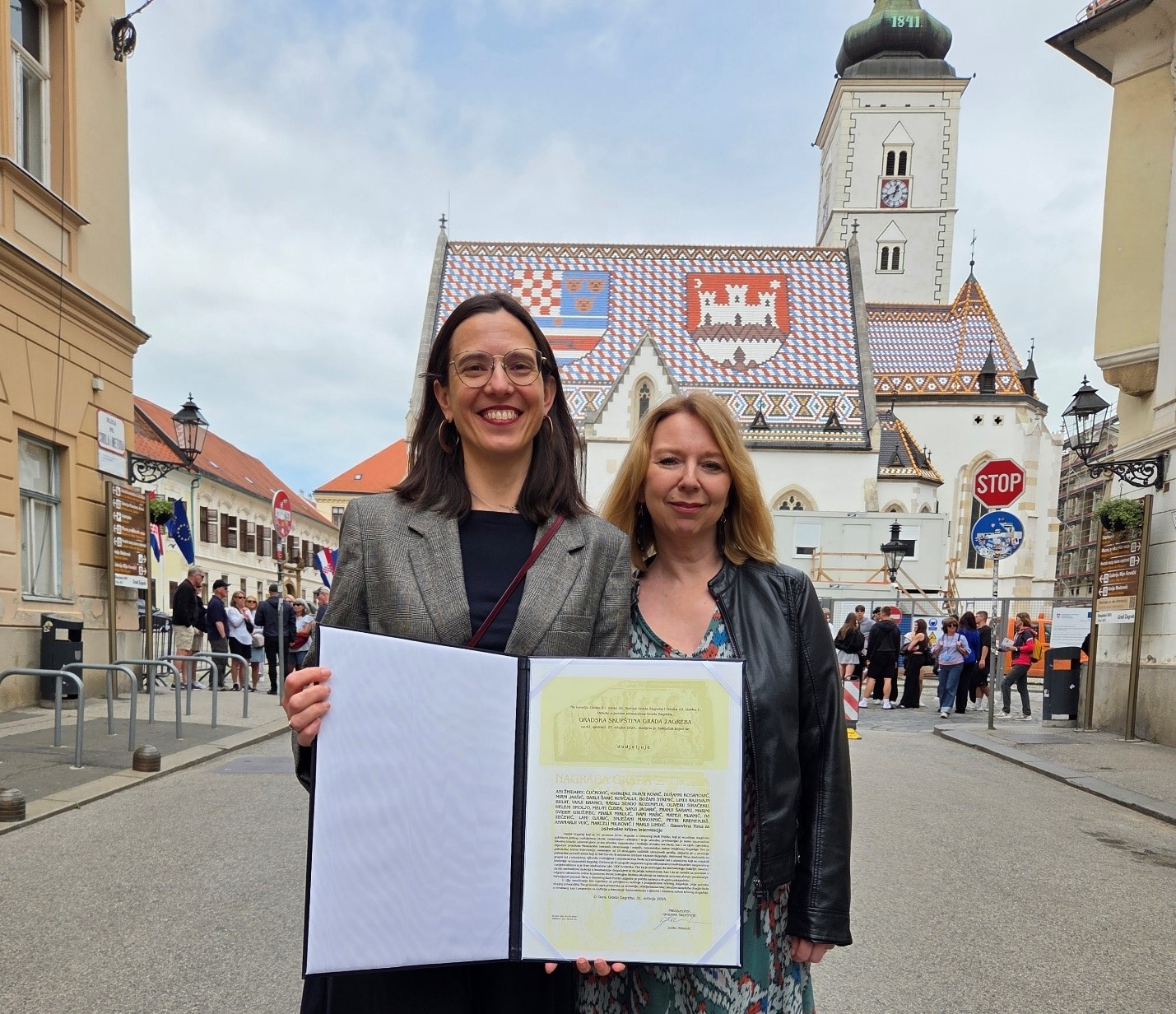 City of Zagreb Award 2025 Presented to the Crisis Intervention Team