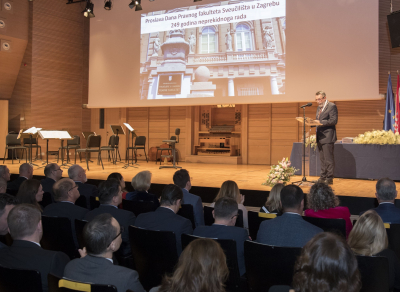 Pravni fakultet u Zagrebu proslavio 249. obljetnicu:  U tri godine 21,7 posto više upisanih