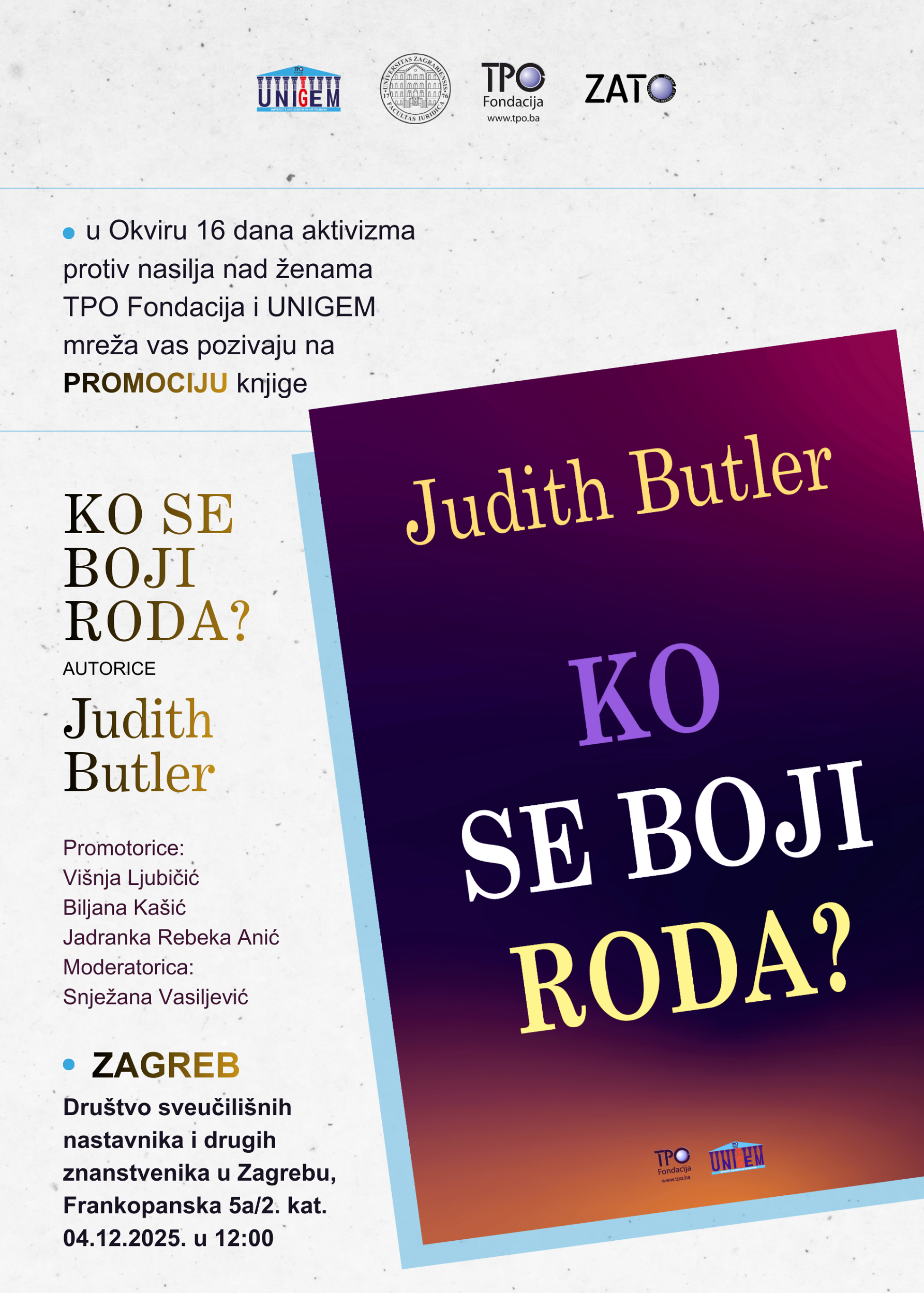 Promocija knjige Ko se boji roda?