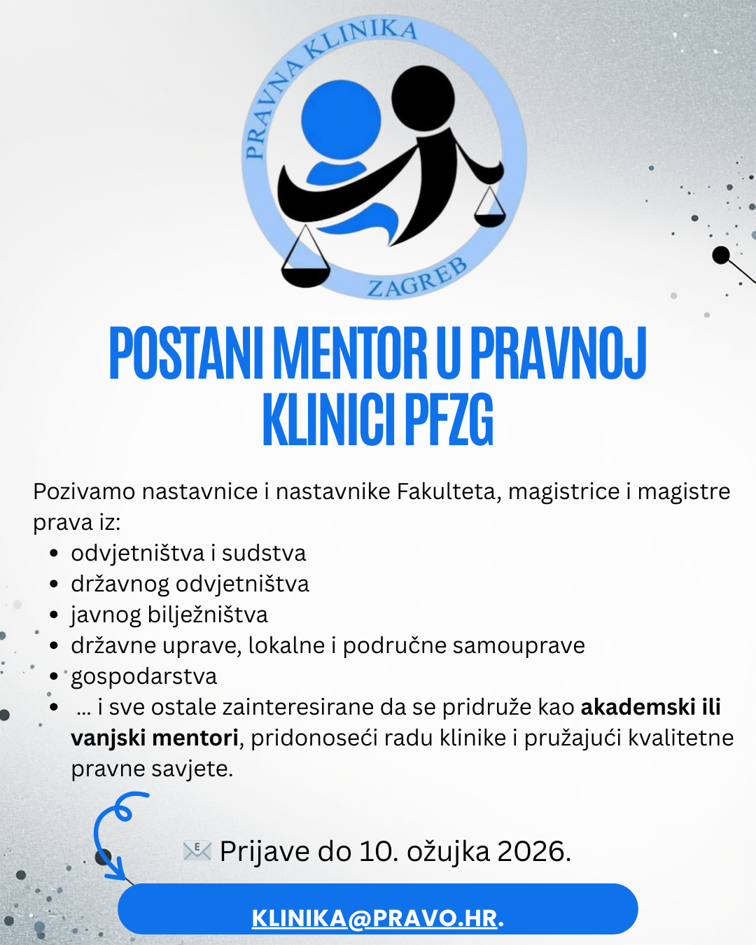 Poziv za akademske i vanjske mentore