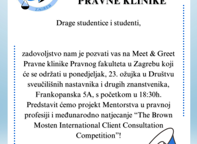 Meet&Greet Pravne klinike