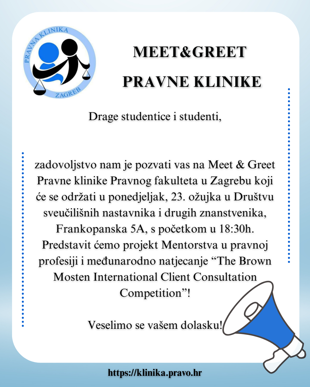 Meet&Greet Pravne klinike