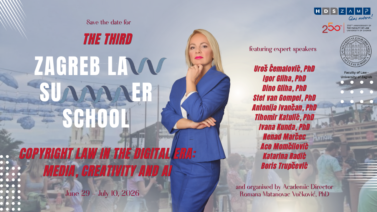 Applications are now open for the 3rd Zagreb Law Summer School!
