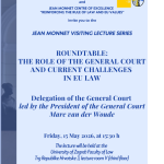 Roundtable: The Role of the General Court and Current Challenges in EU Law