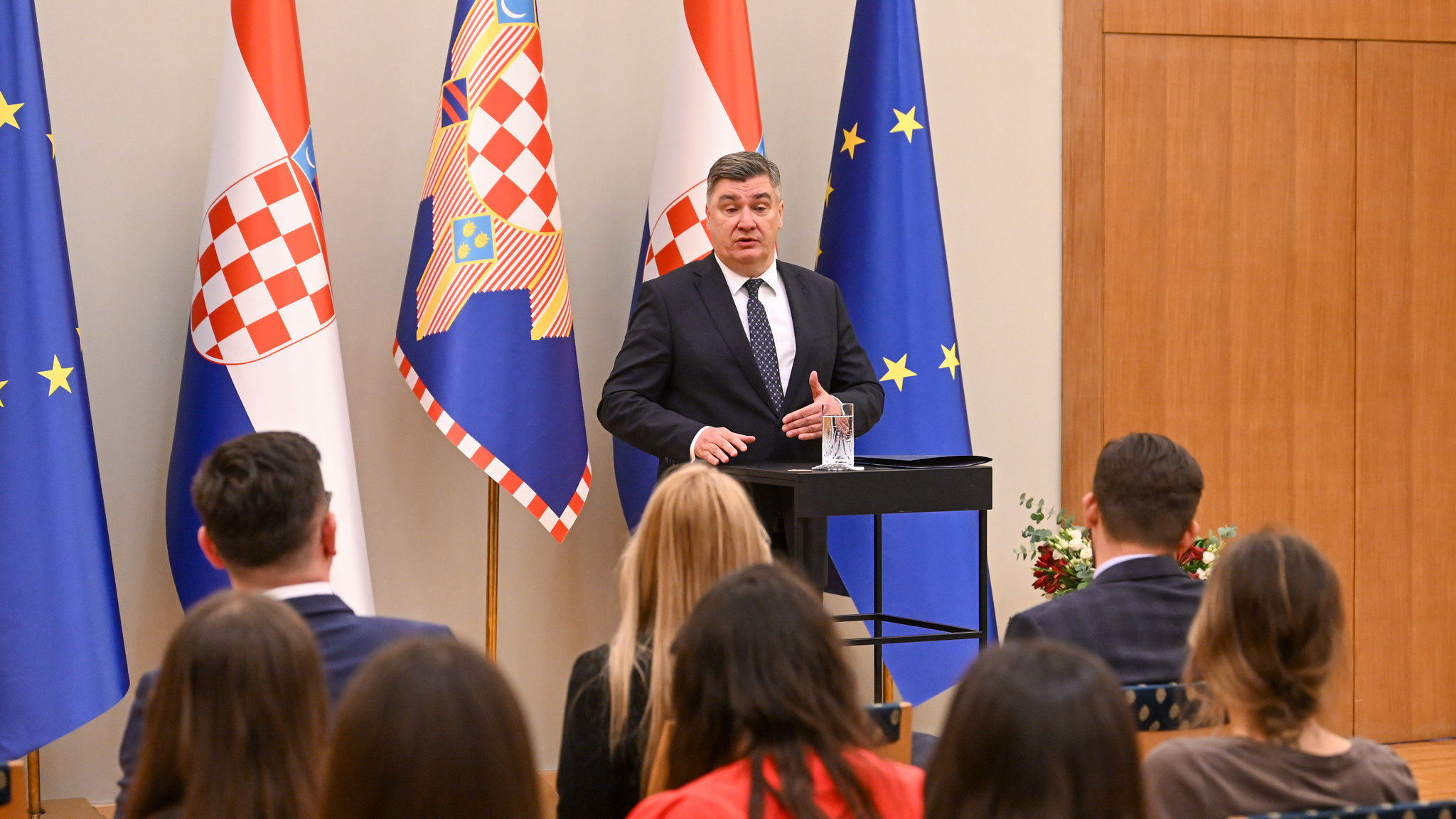 Studentice i studenti Pravnog fakulteta u posjetu predsjedniku Republike Hrvatske