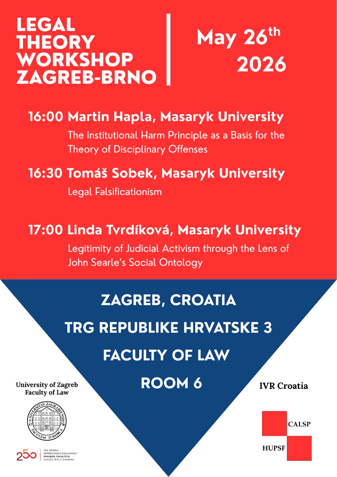 Radionica „Legal Theory Workshop Zagreb-Brno“