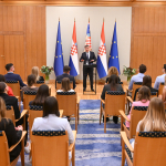 Studentice i studenti Pravnog fakulteta u posjetu predsjedniku Republike Hrvatske