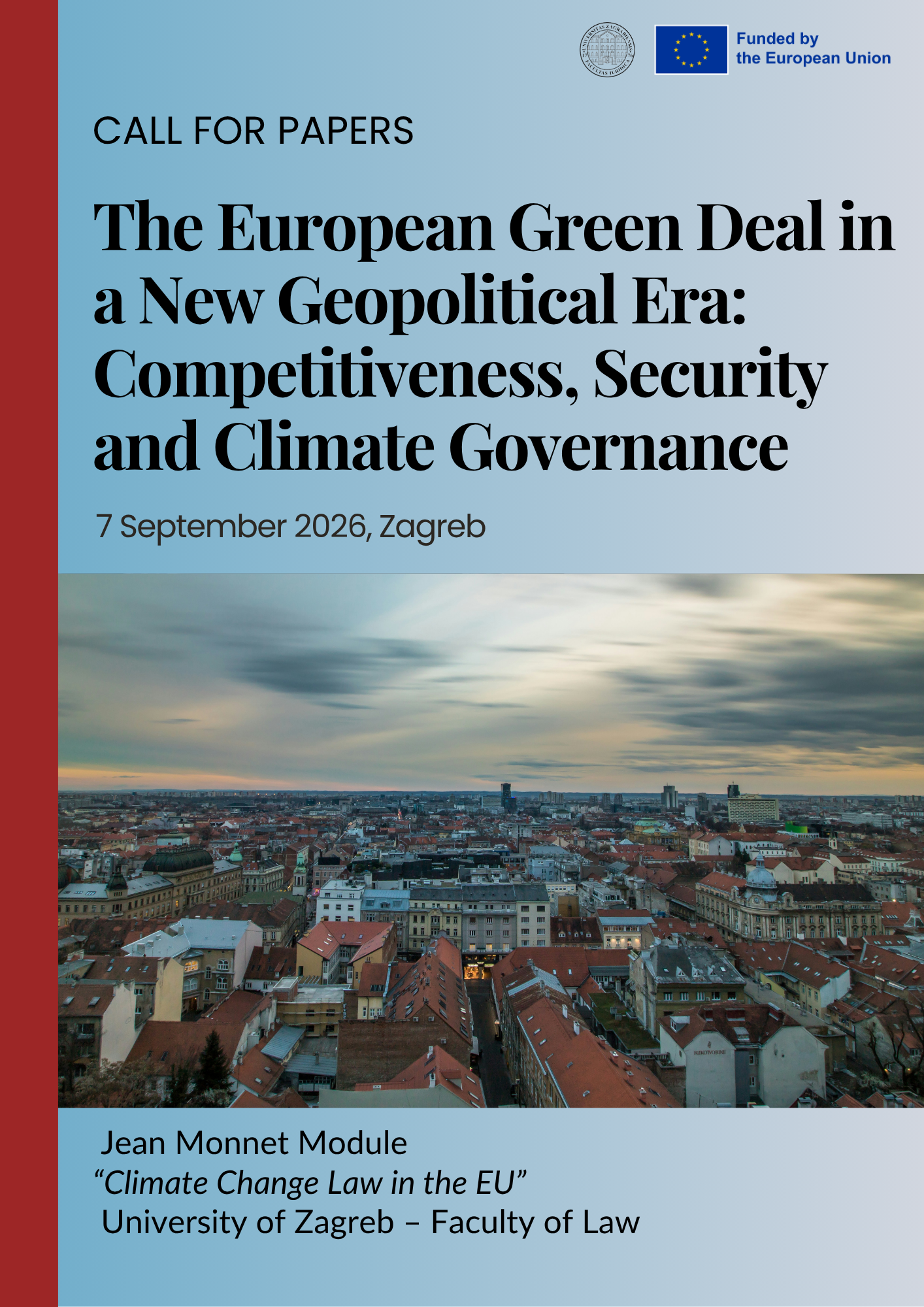 Call for Papers – International Conference on the European Green Deal and Climate Governance