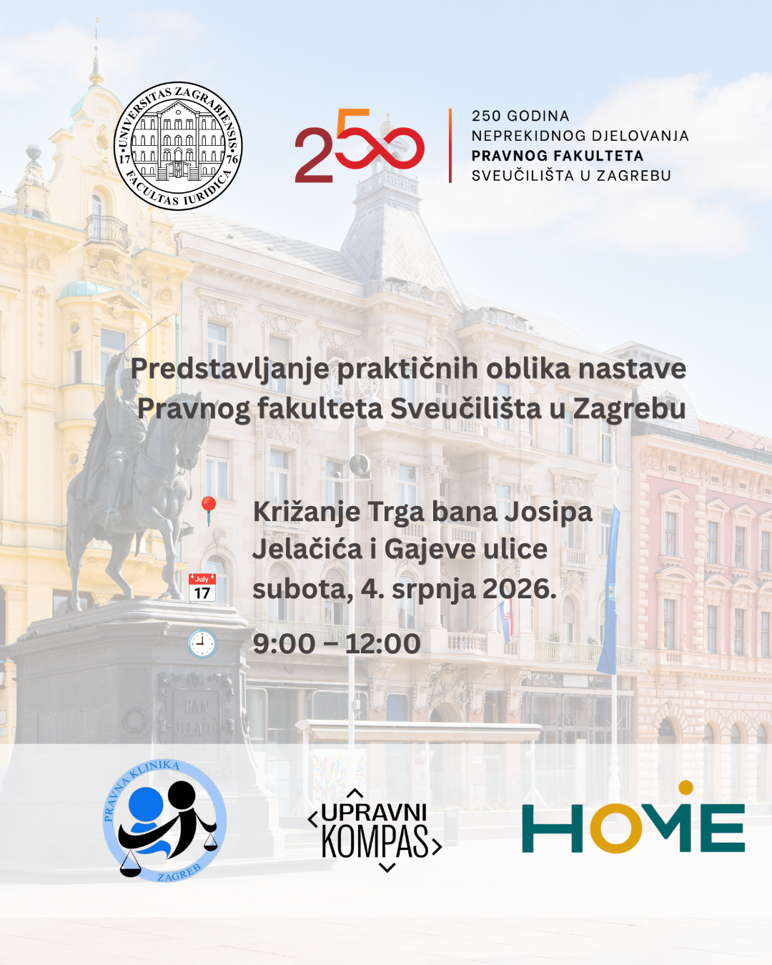 Pozivnica – Praktični oblici nastave Pravnog fakulteta Sveučilišta u Zagrebu