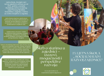 Otvorene prijave za 13. Ljetnu školu „Socijalni rad i razvoj zajednice“