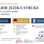 Odabir jezika struke za pravni i stručne studije Pravnog fakulteta: Evo što možete izabrati i što vam profesori preporučuju