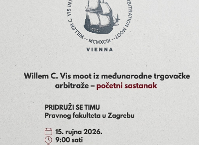Willem C. Vis moot iz međunarodne trgovačke arbitraže – početni sastanak