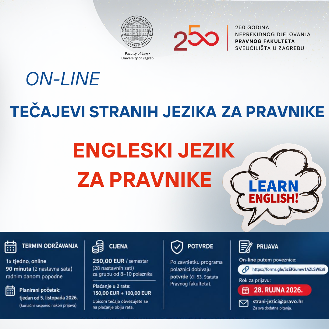 ON-LINE TEČAJ ENGLESKOG JEZIKA ZA PRAVNIKE