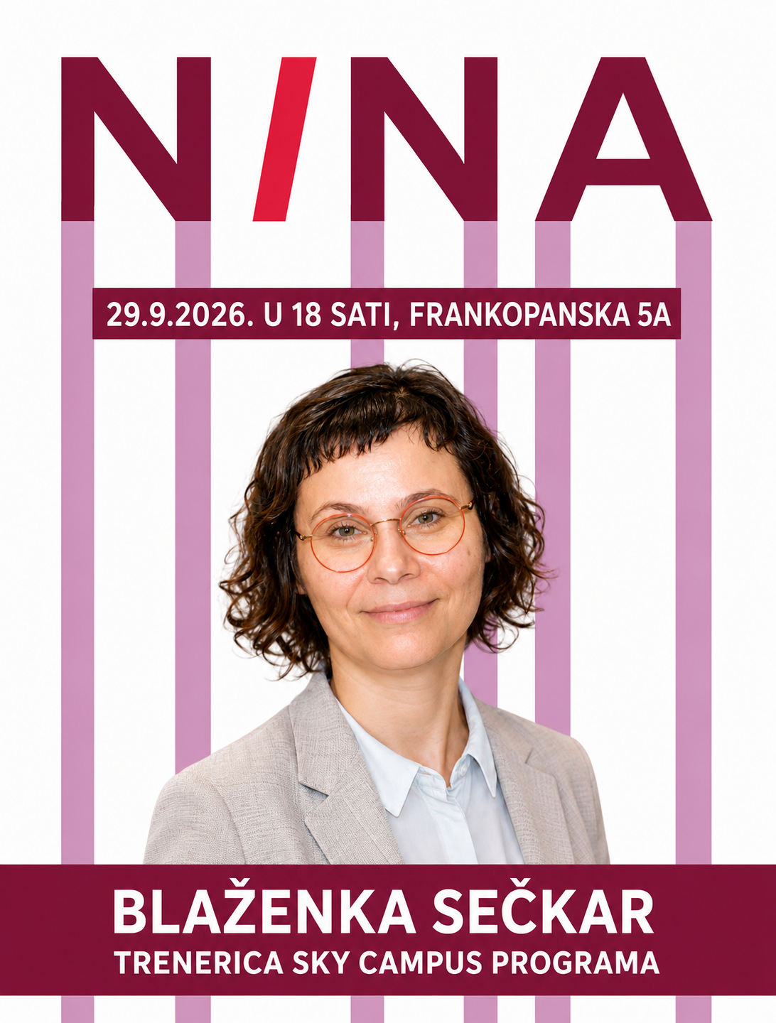 Poziv na radionicu projekta NINA i studentskih udruga i inicijativa posvećenu mentalnom zdravlju 