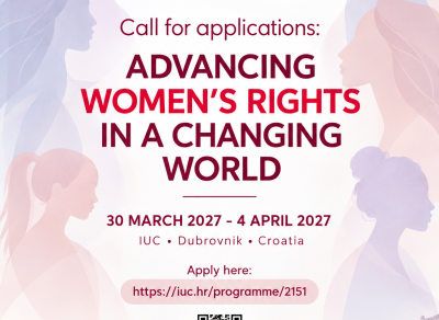 Poziv na prijave na seminar “Advancing Women’s Rights in a Changing World”, Dubrovnik, 30. ožujka do 4. travnja 2027.