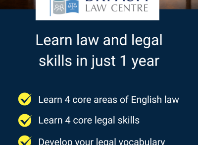 Želiš unaprijediti pravni engleski i steći praktične pravne vještine? Prijavi se na Diploma in English Law & Legal Skills