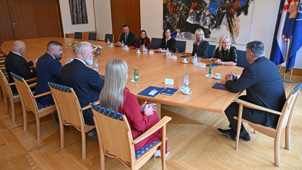 Uprava Pravnog fakulteta na sastanku s predsjednikom Republike Hrvatske