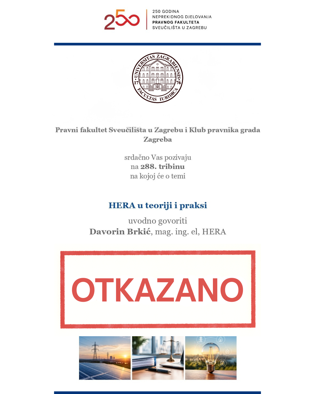 Otkazivanje 288. tribine: HERA u teoriji i praksi
